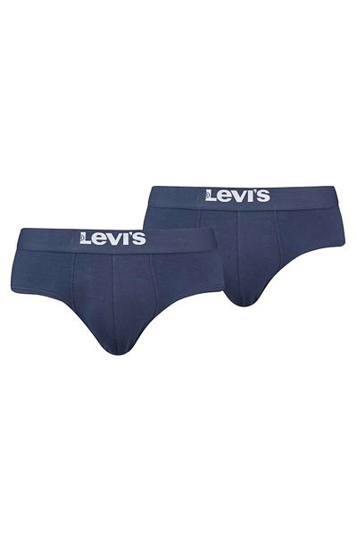 Levi's LEVI'S Herren Slips – 2er-Pack, Organic Logobund Basic Brief