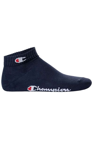 Champion Unisex-Socken, 3er-Pack – Viertelsocken, Basic, Logo