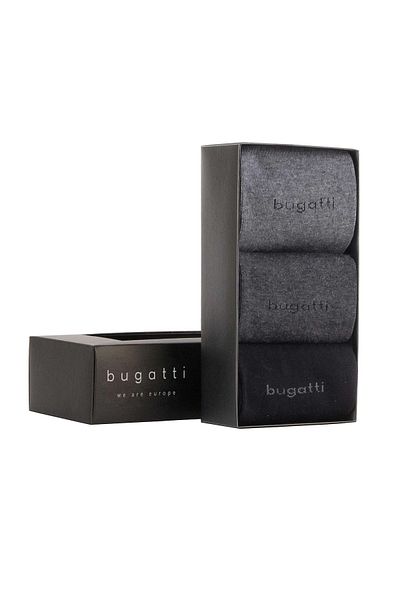 BUGATTI Herrensocken, 3er Pack - Basic Geschenkbox