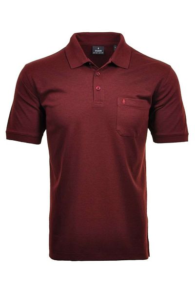 Ragman Herren Poloshirt - Softknit-Polo, Baumwollmischung, Brusttasche, Knopfleiste, kurz