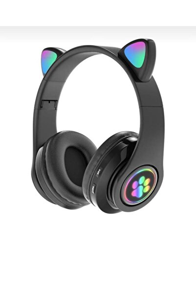 peltech Kedi Kulağı Detaylı Uyumlu Bluetooth Kablosuz Kulaklık Çocuk Oyuncu