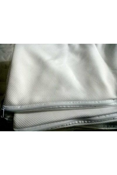Nehos tekstil Bamboo Honeycomb Pillow Pad Zippered Pillow Case 50x70 Cm 1 piece White