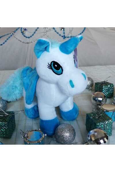 Kızılkaya Oyuncak Peluş Unicorn - Kanatlı Tek Boynuzlu Oyuncak At 25cm
