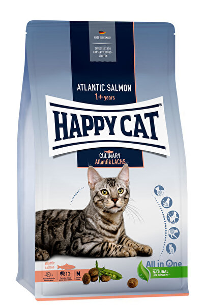 Happy Cat Atlantik Lachs Somonlu Yetişkin Kedi Maması 4 Kg