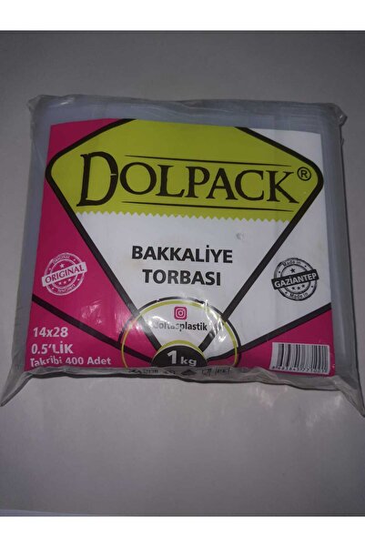 DOLPAK NAYLON TORBA (0.50 KİLOGRAM)- BOYUT-14*28 - PAKET İÇERİĞİ 1 KG.