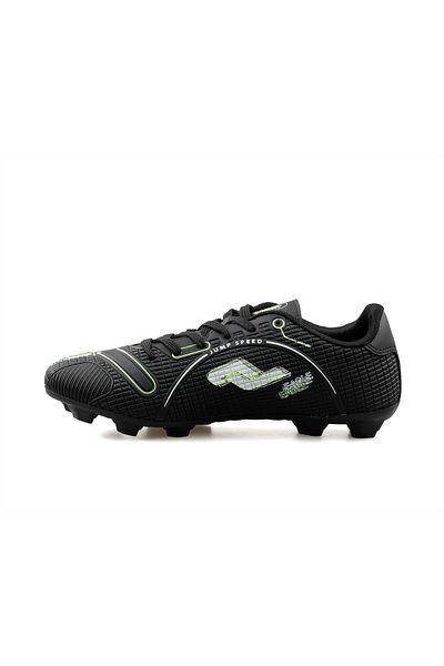 Jump 28223 B Pantofi negri pentru gazon pentru bărbați - verde neon