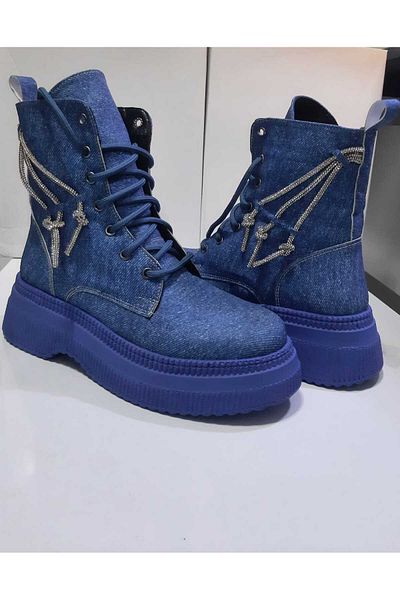 ONE STEP Cizme cu toc înalt cu fermoar, țesătură din piatră, cu design special, pentru femei