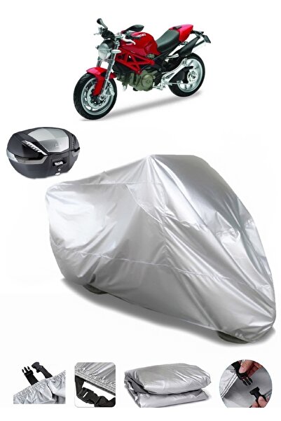 AUTOLION حقيبة خلفية Ducati Monster 1100 متوافقة مع القماش المشمع للدراجات ال...
