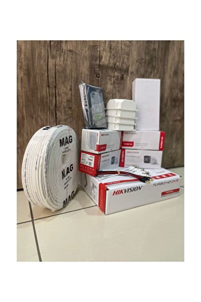 Hikvision 4 KAMERALI GÜVENLİK SİSTEMİ SET 500GB