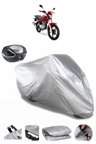 AUTOLION Yuki YK-162 Goldfox Rear Bag Compatible Motorcycle Tarpaulin Premium...