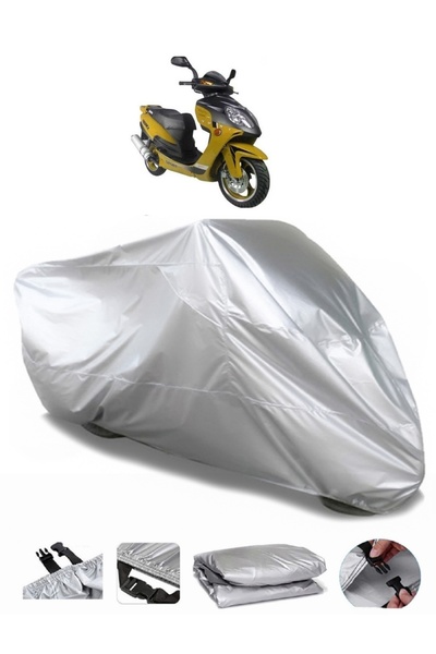 AUTOLION مشمع دراجة نارية متوافق مع Yuki YK150T-20، جودة فاخرة وسميكة وعالية ...