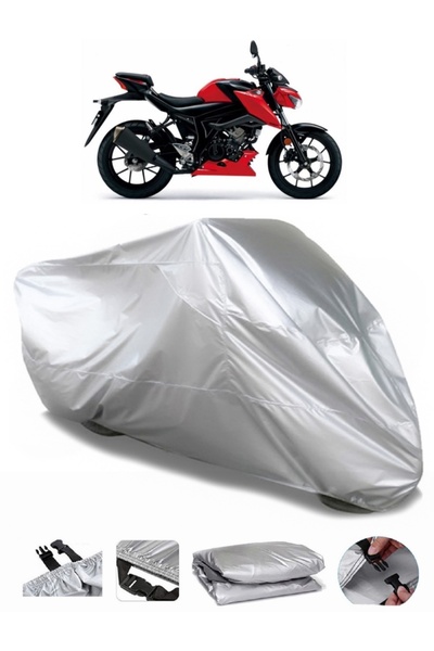 AUTOLION حقيبة خلفية سوزوكي GSX-S 125 متوافقة مع القماش المشمع للدراجات النار...