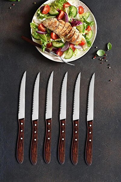 Genel Markalar Steak Et Bıçak Mutfak Bıçak Seti Restoran Et Kesme Doğrama Mey...