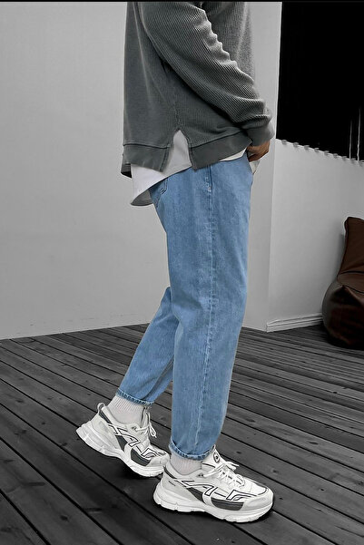 BDRMAN Boyfriend Mavi Yıkamalı Kot Pantolon