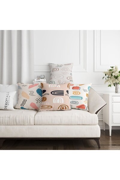 dekomall home & living Dvostrano Bohemian Lines 4-paket Navlaka za jastuk 428