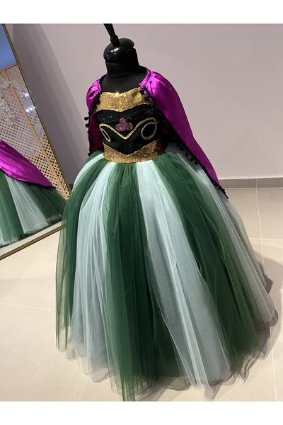 İkrabutikbursa Girl's Princess Anna Costume