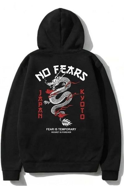 Pisa Art hanorac cu imprimeu dragon