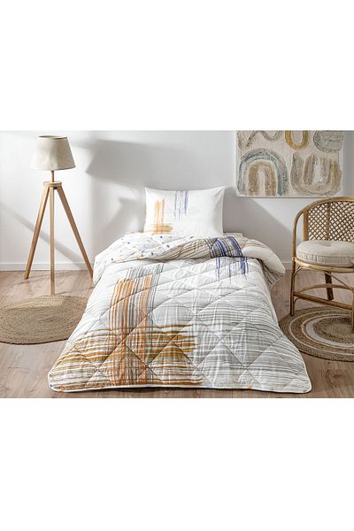 Taç Pietra Gray Single Duvet Set - Ranforce