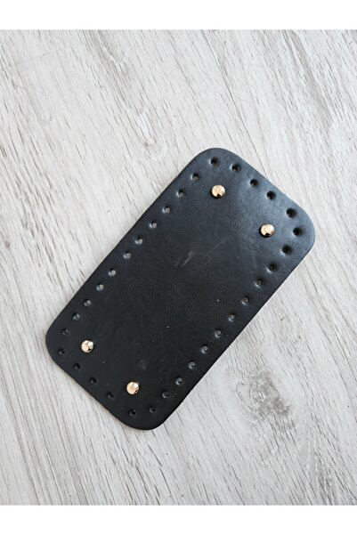 NAZENİN HOBİ AKSESUAR قاعدة حقيبة جلد محبوكة 20*10 سم