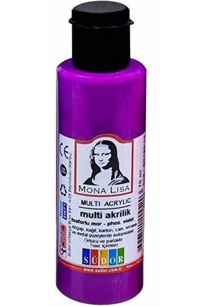 Modellino Multi Akrilik Fosforlu Boya Südor Mona Lisa 70ml - Renk Seçenekli Tek Şişe