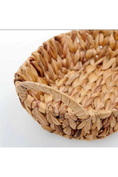 JHTshop Wicker Bread Basket - 30x24 cm
