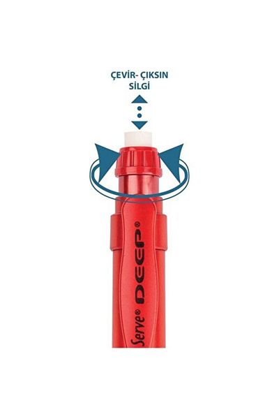 Serve Versatil Pencil (Mechanical Pencil) Deep 0.7 Mm Metal Lava Red