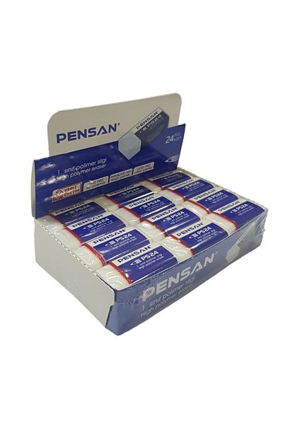 Pensan Eraser White Pss-24 (Pack of 24)