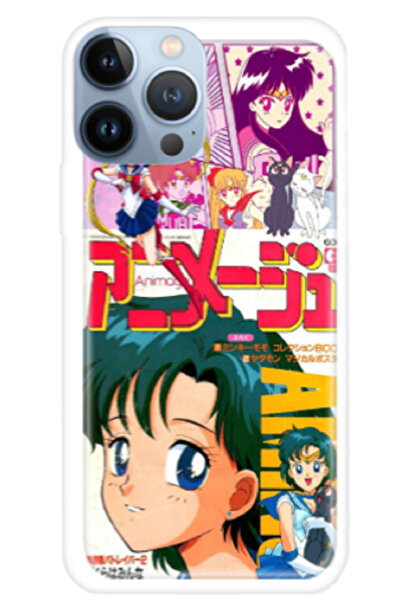 Newon حافظة هاتف آيفون 15 برو ماكس مون واريور سيلور مون مطبوعة