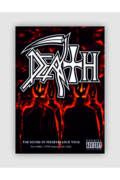 fırsatlar diyarı DEATH Yhe Sound Of Perseverance Tour 1998 Vintage Duvar Post...