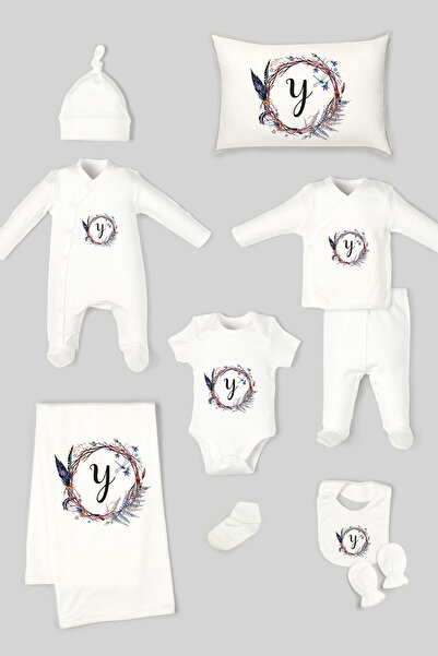 Tuğba Kuğu مخرج مستشفى إنترلوك عضوي مكون من 10 قطع - سلسلة حروف - أزرق داكن ز...