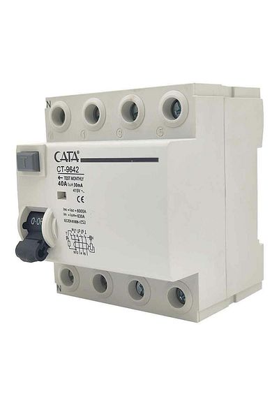Tamer Elektrik Cata 4x40 30 mA Three Phase Current Relay CT-9642