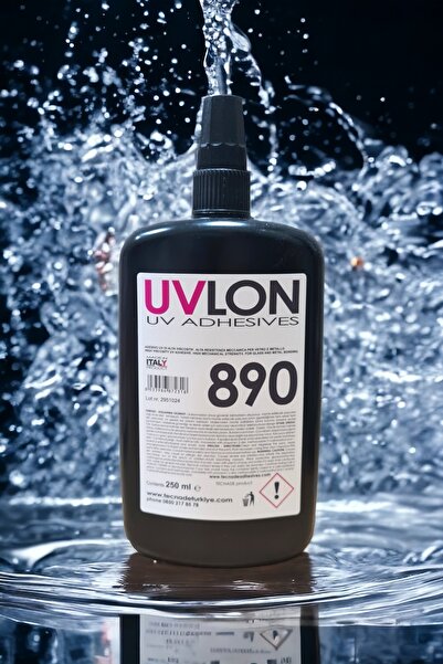 TECNADE 890 Uv Ultraviyole Cam Yapıştırıcı 250 ml (UV LAMBA GEREKİR)
