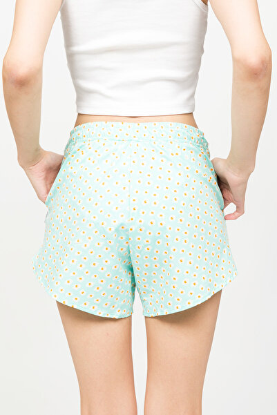 Paul Kenzie Desenli Kadın Ev Şort – Chill Space Collection – Side Up