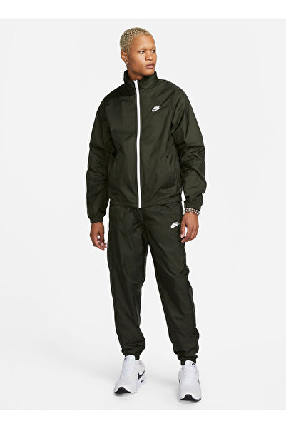 Nike Yeşil Erkek Yuvarlak Yaka Eşofman Takımı DR3337-355 M CLUB LND WVN TRK SUIT