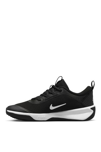 Nike Dětské černo - šedo - stříbrné vycházkové boty DM9027-002 NIKE OMNI MULTI-COURT (G