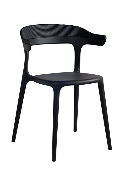 Papatya Luna - Stripe Sandalye | Bahçe, Mutfak, Balkon, Restoran, Kafe Sandal...