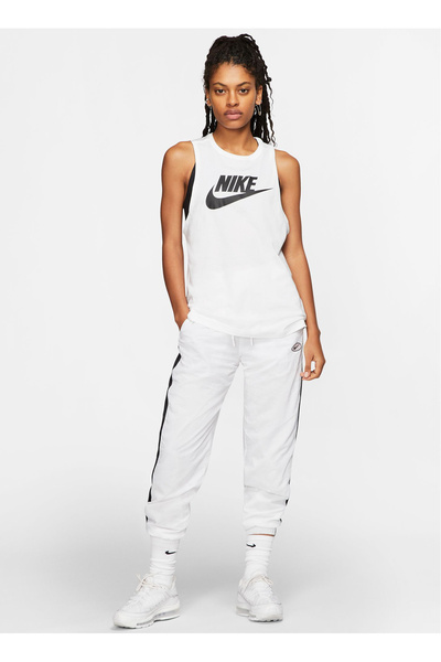 Nike Beyaz Kadın Atlet CW2206-100 W NSW TANK MSCL FUTURA