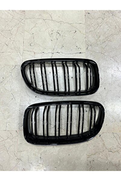 APEXİ BMW 3 SERİSİ Uyumlu E90 E91 LCI PARLAK SİYAH ÇİFT ÇITALI M3 PANJUR TAKI...