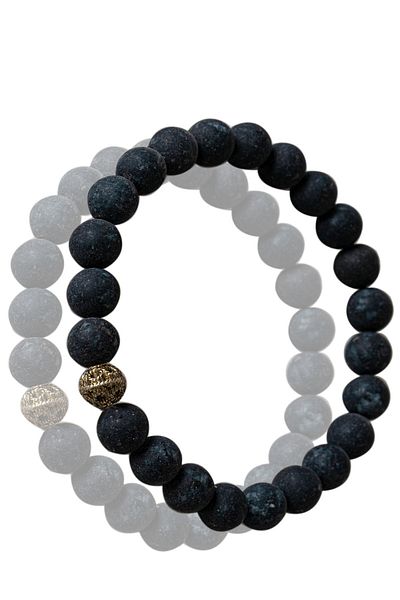Tesbih Atölyesi Certified Raw Unprocessed Iolite Stone Bracelet