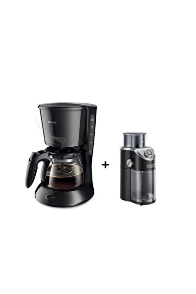 Philips HD7461/20 Siyah Filtre Kahve Makinesi + Russell Hobbs 23120-56 Classi...