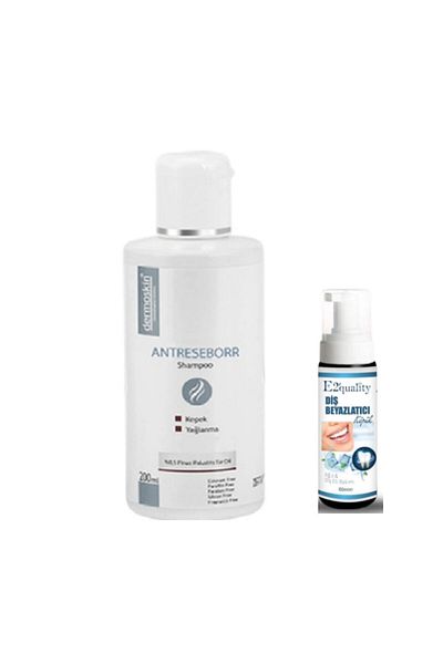 Dermoskin 200ml Antiseborrheic Shampoo - Whitening Foam Gift