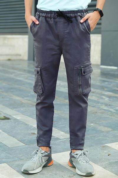 Pina Kids Boy's Cargo Pants Canvas Lycra