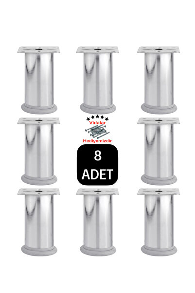 BlackBird Home Yükseklik Ayarlı Metal Ayak 6/8/10/12/15/20/25 cm 8 Adet