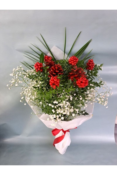 Yılbaşı Hediyeleri Yılbaşına Özel Şık Canlı Kukina Buket