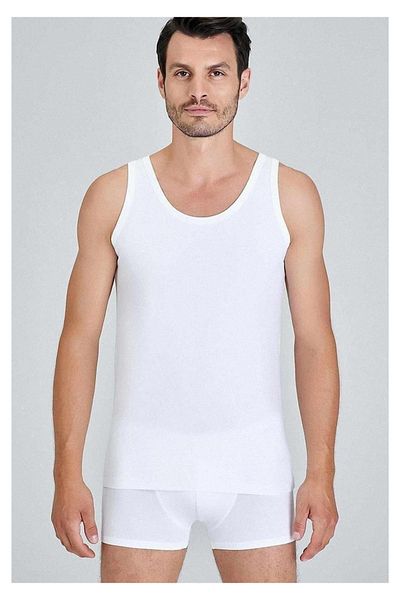 Kom Scott Strappy Cotton Basic Men's 2-Piece Undershirt 005