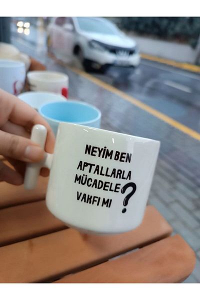 EyER Shoping Atarlı Sayings Printed escafe Cup T Mug Cup