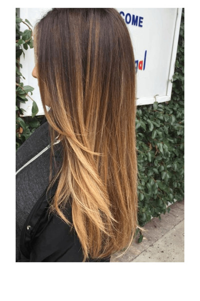 REMY HAİR Kahverengi Kumral Kahküllü Ombreli Uzun Düz Peruk