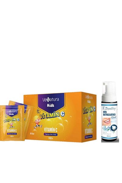 VeNatura Vitamin C Sachet Supplement - Whitening Teeth Gift Set of 30