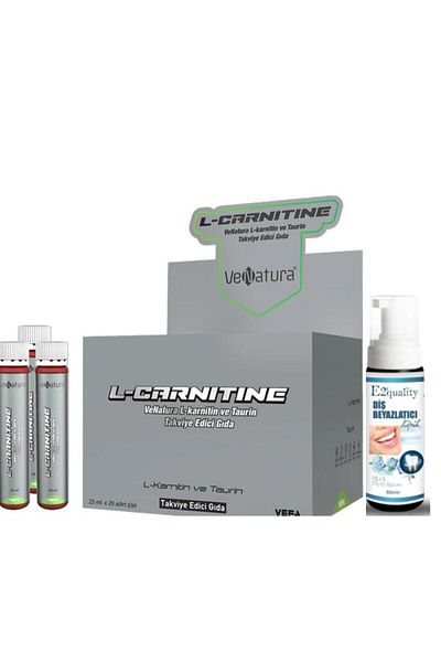VeNatura 25ml X 20 Pieces Bottle Food Containing L-Carnitine and Taurine - Whitening Foam Gift