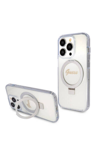 Guess iPhone 15 Pro Max Uyumlu Kılıf Guess Orj Lisanslı Magsafe Şarj Özellikl...